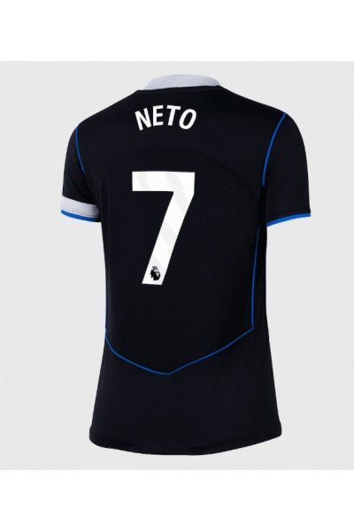 Chelsea Pedro Neto #7 Jalkapallovaatteet Naisten Kolmaspaita 2025-26 Lyhythihainen Chelsea Pedro Neto #7 Jalkapallovaatteet Naisten Kolmaspaita 2025-26 Lyhythihainen